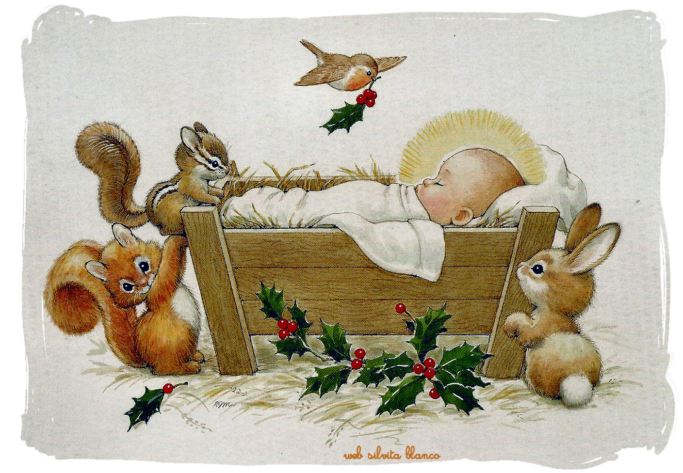 Angelitos Ruth Morehead Pesebre