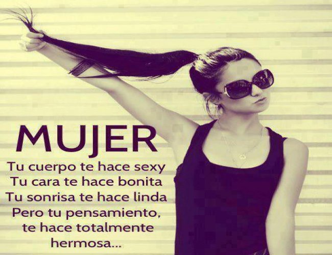 Mujeres Carteles Frases