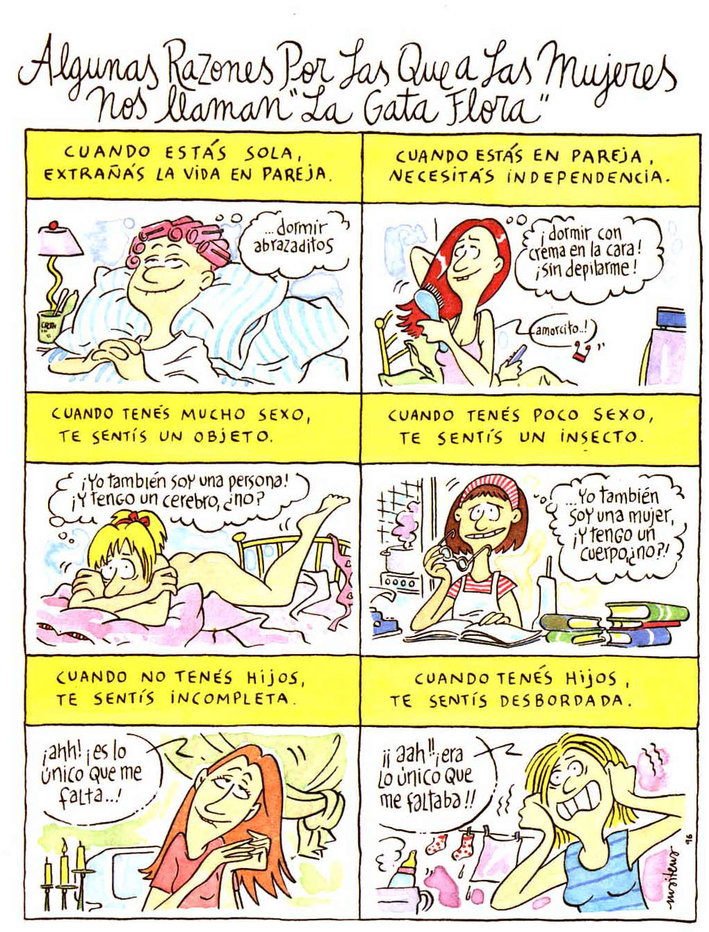 Mujeres humor de Maitena LO MEJOR