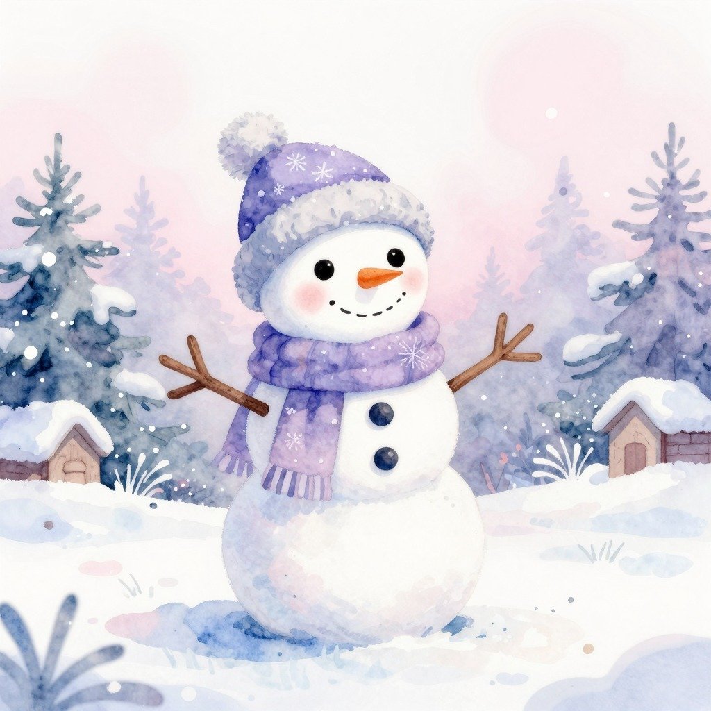 Muñeco de nieve navideño