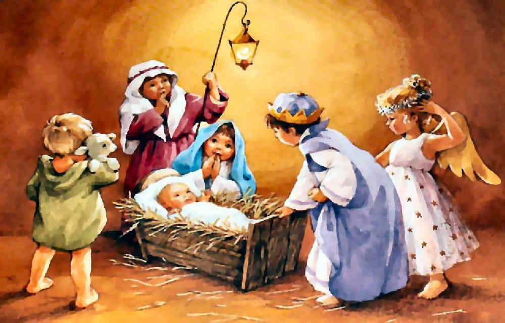 Pesebres ilustraciones gratis de navidad. My Little House