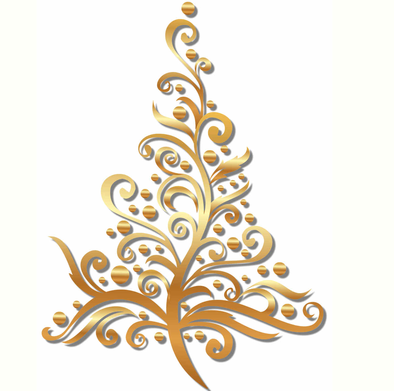 Árboles de Navidad tamaño grande para imprimir