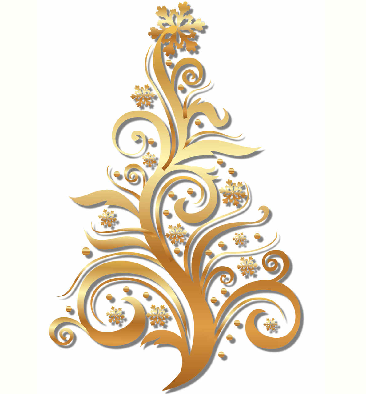 Árboles de Navidad tamaño grande para imprimir