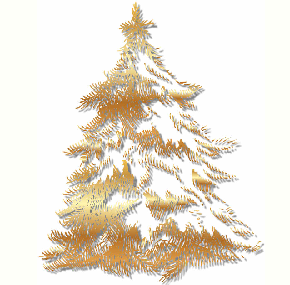 Árboles de Navidad tamaño grande para imprimir