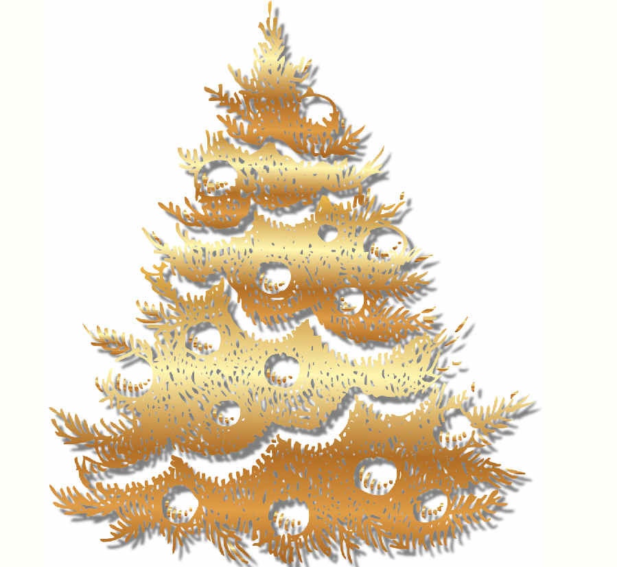 Árboles de Navidad tamaño grande para imprimir