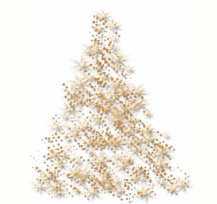 Árboles de Navidad tamaño grande para imprimir