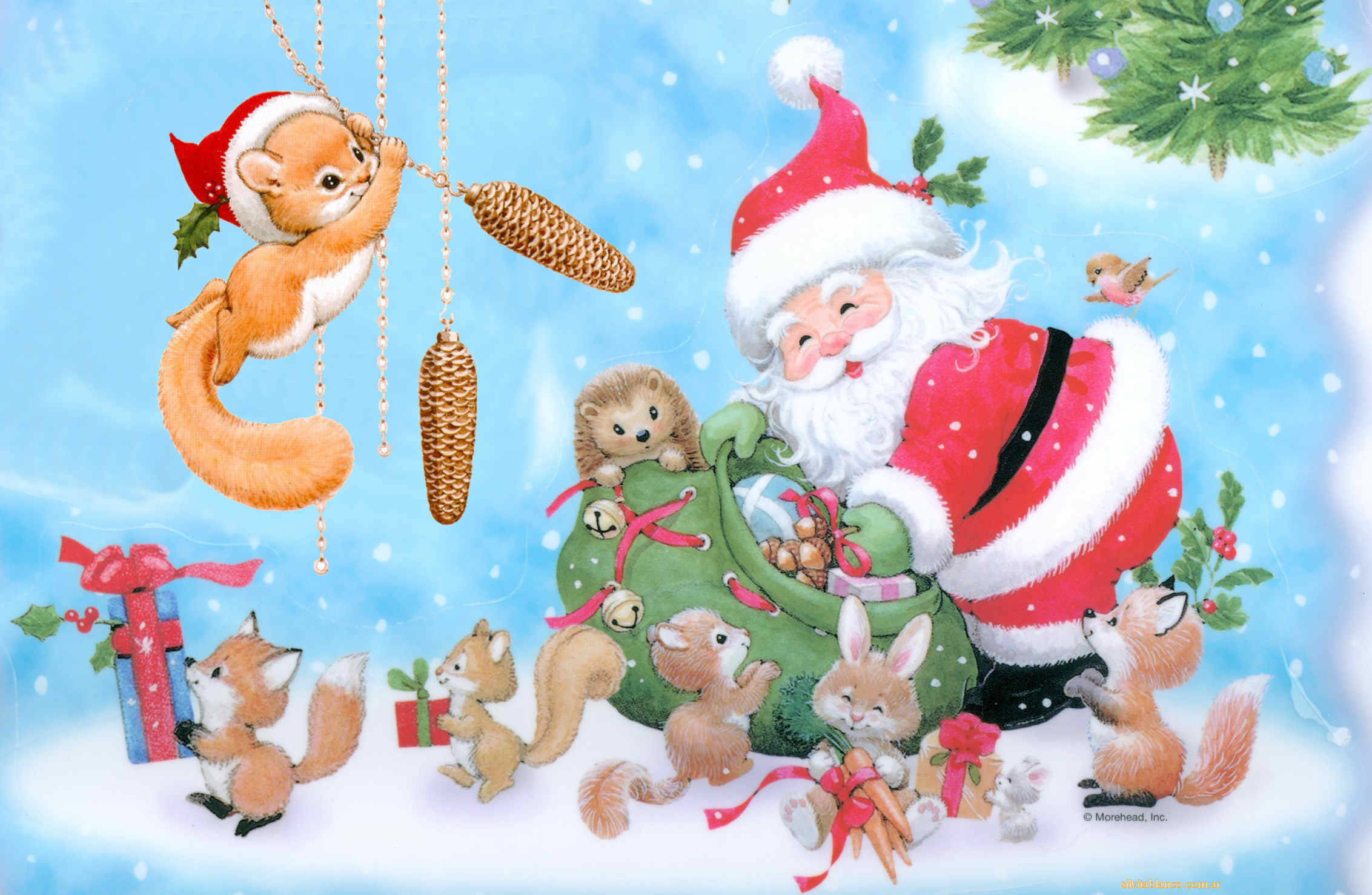 Música de Navidad Ví a Santa Claus