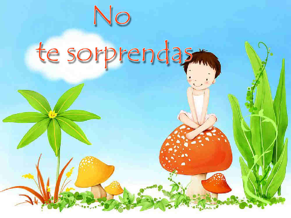 No te sorprendas