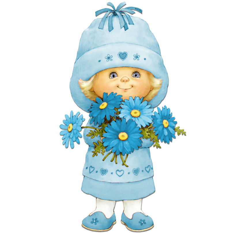Girl with Flowers
