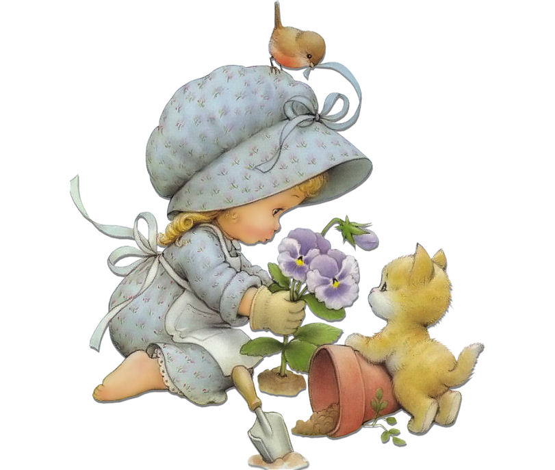 RM Girl  PlantingFlowermolly