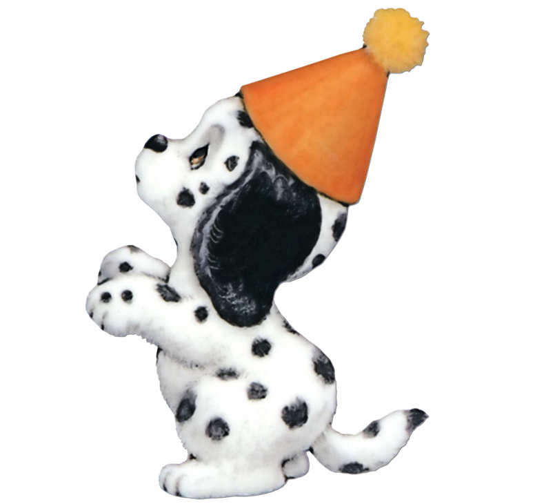 RMDalmationpartyhatmolly