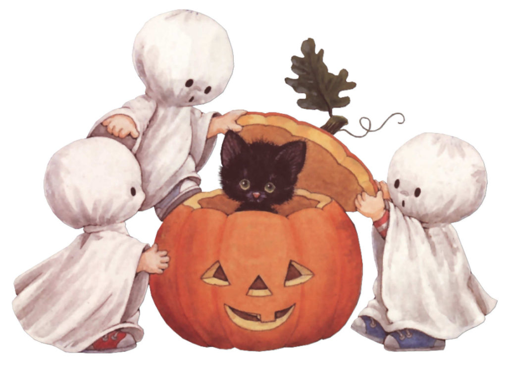 Halloween ghosts