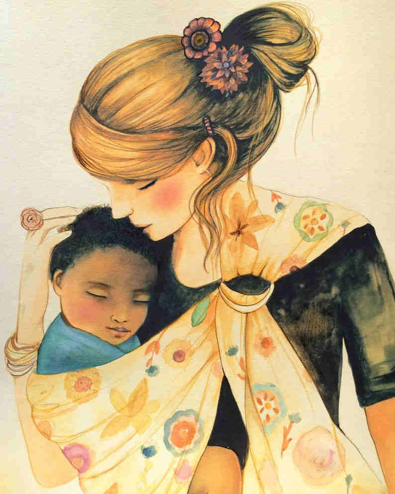 Madre, Hijos, Hija, Hijo