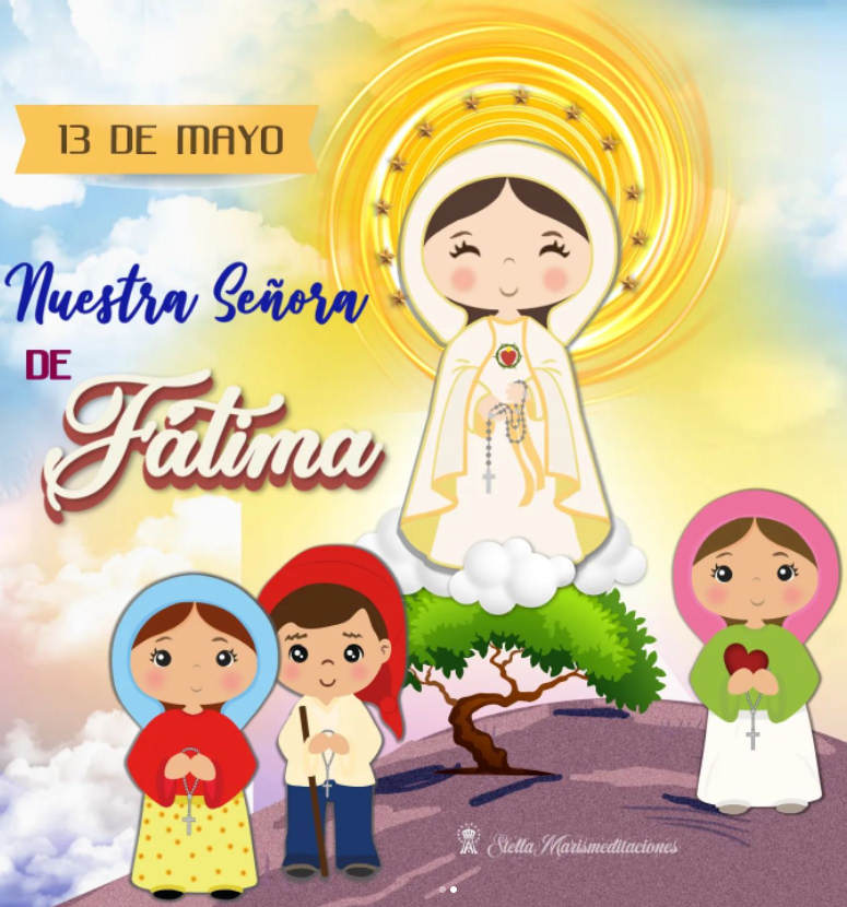 Himno Virgen de Fátima bajo de los cielos a Cova de Iria - My Little House