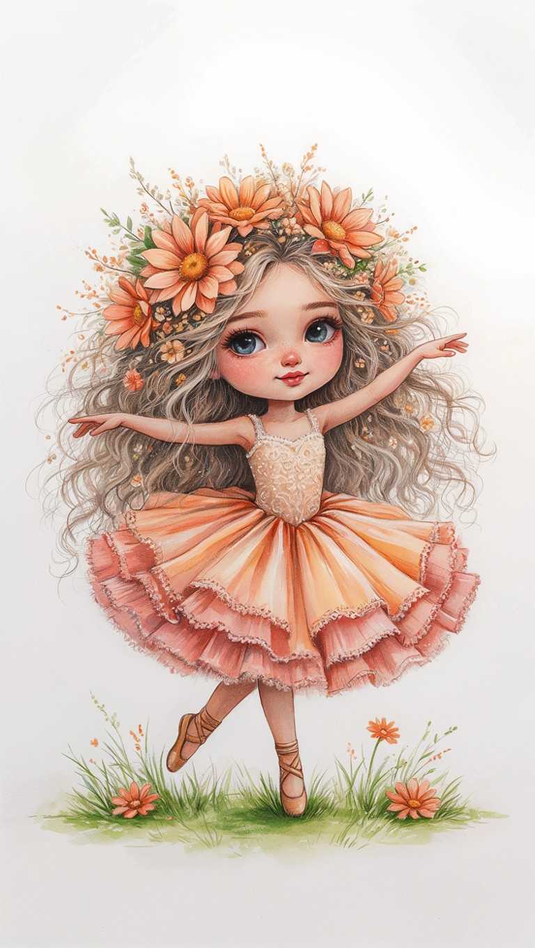 🩰 Bailarina - Ceniza Durazno