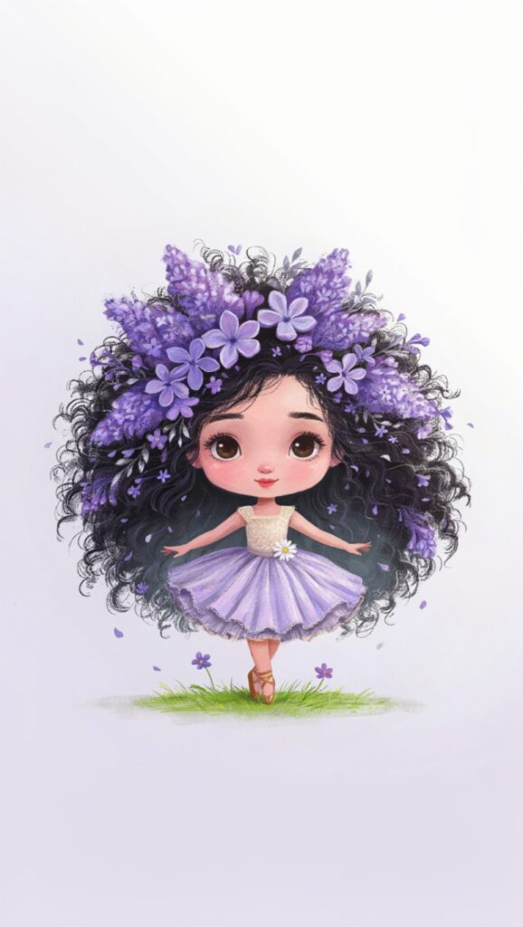 🩰 Bailarina – Morocha Lavanda