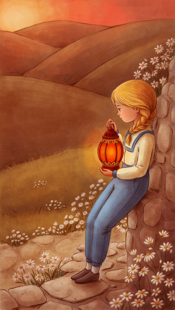 🏮 Linterna – Rubia Rojo