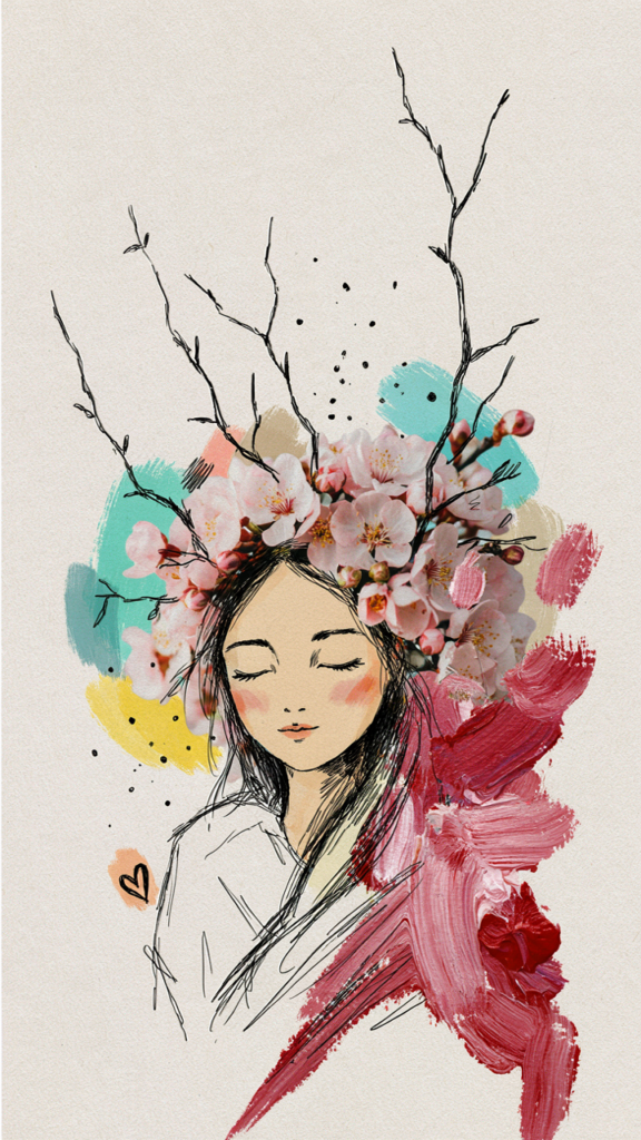 Ilustraciones mixtas — tinta, acuarela y impasto