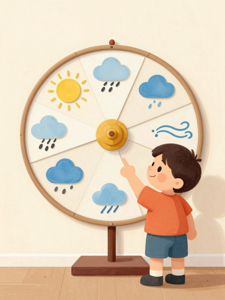 El reloj del clima de hoy