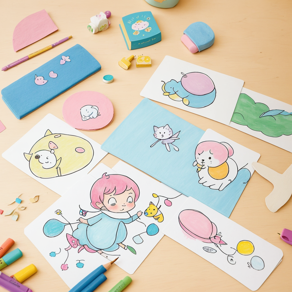 Juego de rimas con tarjetas ilustradas