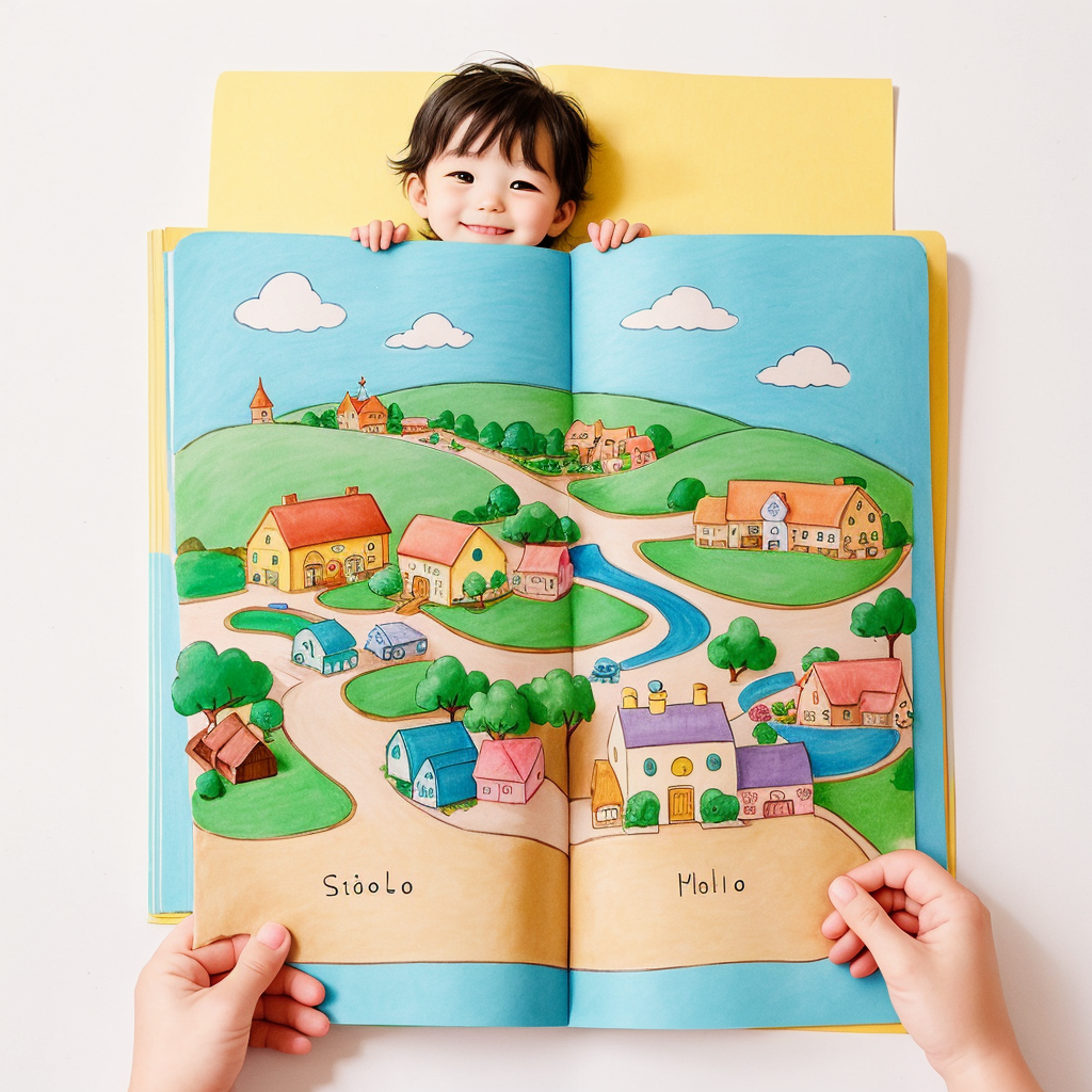 Mapa del barrio para pequeños exploradores