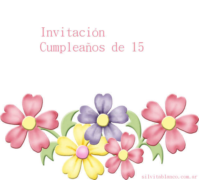Invitación Cumpleaños de 15