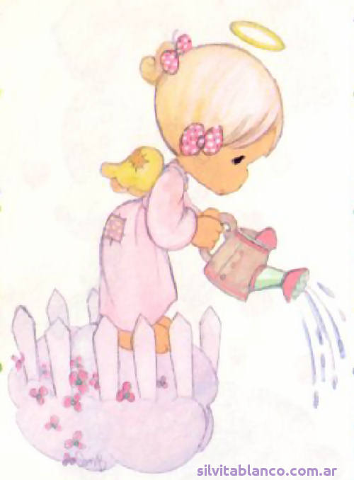 Precious Moments Material para hacer tarjetas Angelitos