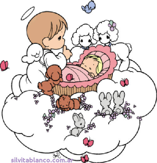 Precious Moments Material para hacer tarjetas Angelitos