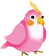 parrot pink