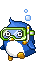 penguin underwater