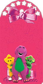 Tarjetería Barney | banners Souvenirs GRATIS de BARNEY Feliz Cumpleaños
