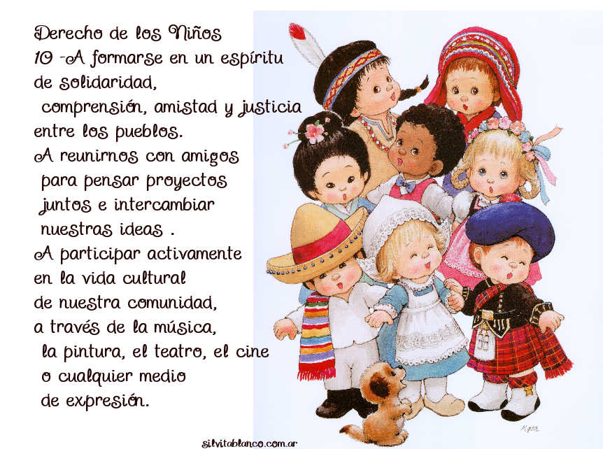 Derecho de los Niños a la formación Cultural y Espiritual