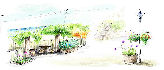 Romantic stylish art drawing s