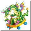 Dinosaurios Dragones imagenes para diseño de tarjetas material para uso de diseño