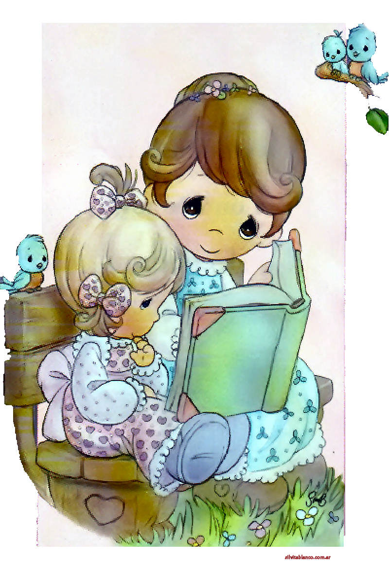 La Familia Precious Moments Imágenes para diseño XL | Tarjetas Cards | art collection Art Illustration
