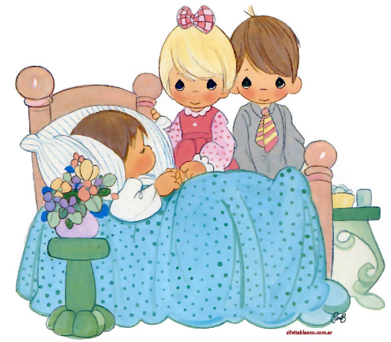 La Familia Precious Moments Imágenes para diseño XL | Tarjetas Cards | art collection Art Illustration