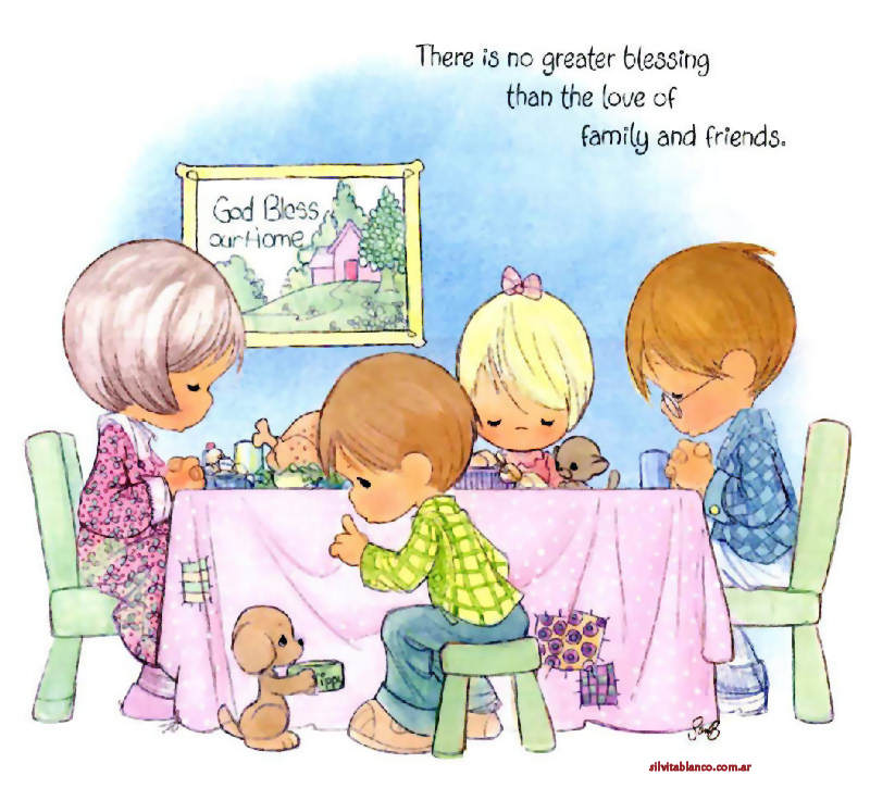 La Familia Precious Moments Imágenes para diseño XL | Tarjetas Cards | art collection Art Illustration