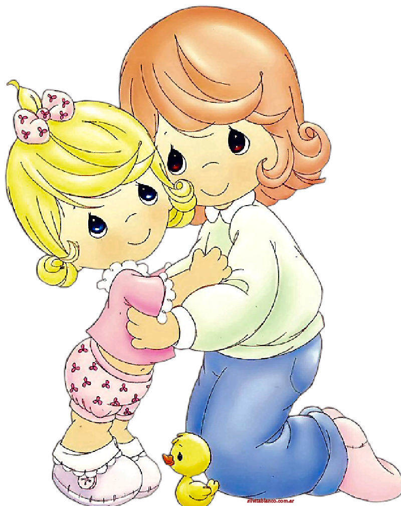 La Familia Precious Moments Imágenes para diseño XL | Tarjetas Cards | art collection Art Illustration