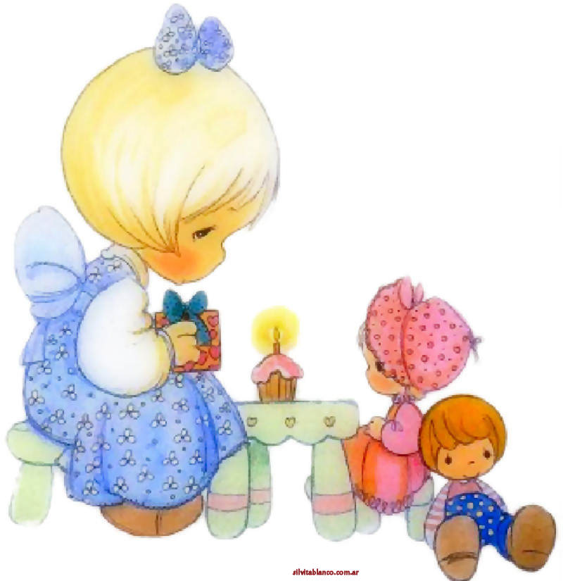 La Familia Precious Moments Imágenes para diseño XL | Tarjetas Cards | art collection Art Illustration