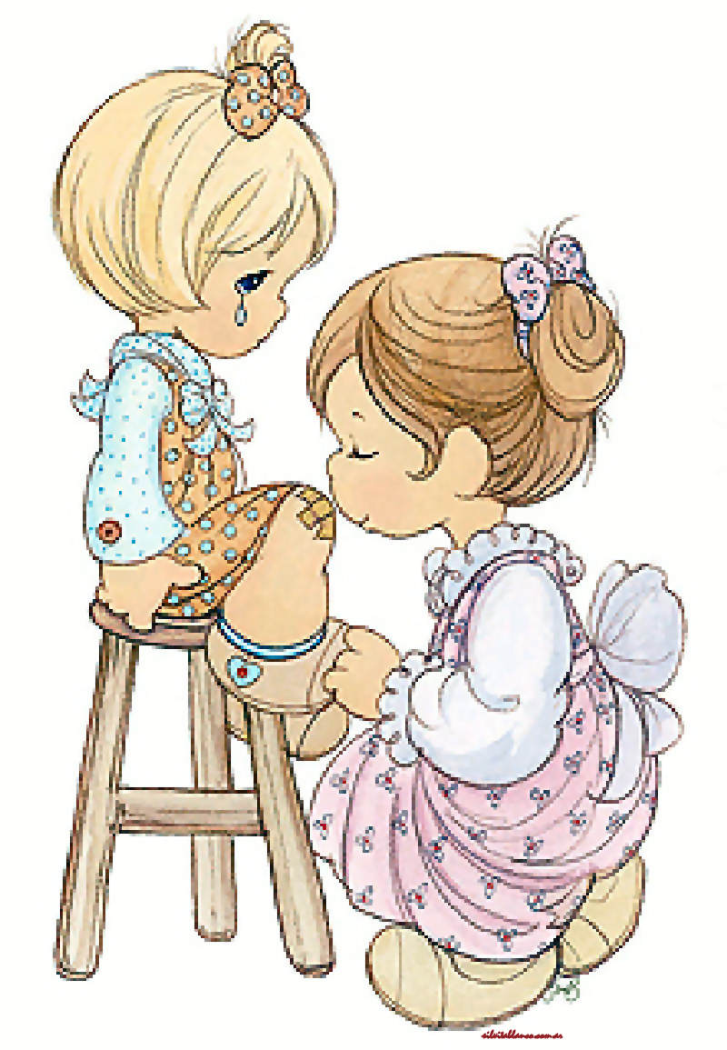 La Familia Precious Moments Imágenes para diseño XL | Tarjetas Cards | art collection Art Illustration
