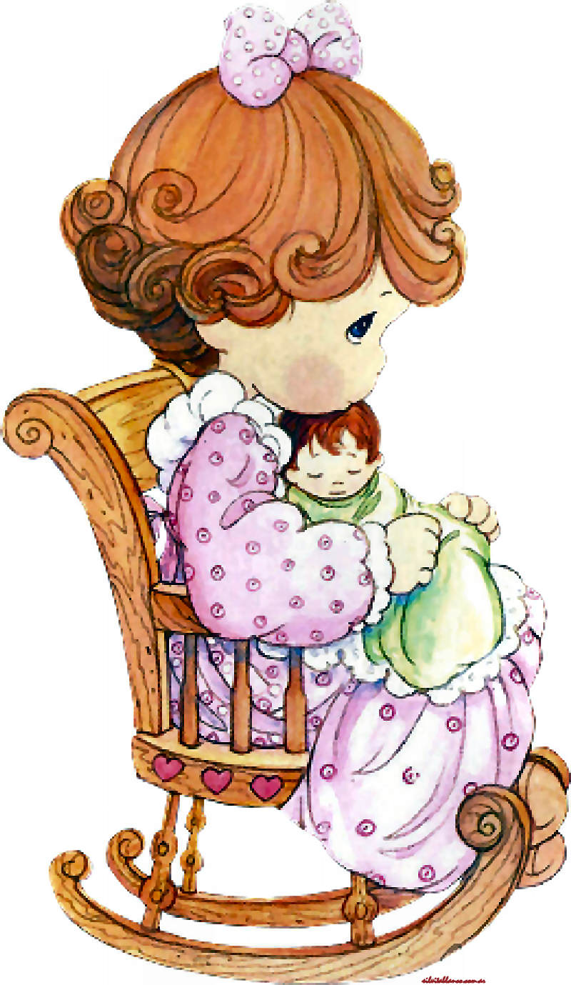 La Familia Precious Moments Imágenes para diseño XL | Tarjetas Cards | art collection Art Illustration