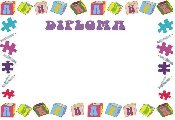 Diplomas Distinciones para Escuela Jardín Infantes