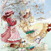 Holly Hobbie Calendario Tarjetas Cards Illustration IMÁGENES Art Illustration