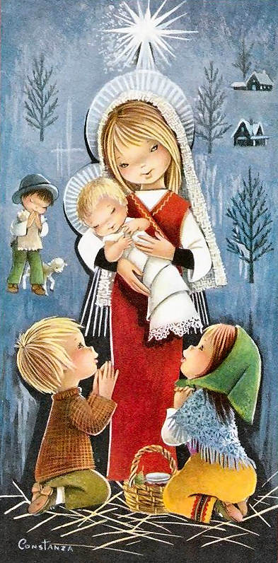 Constanza Ilustrador Postales Navidad