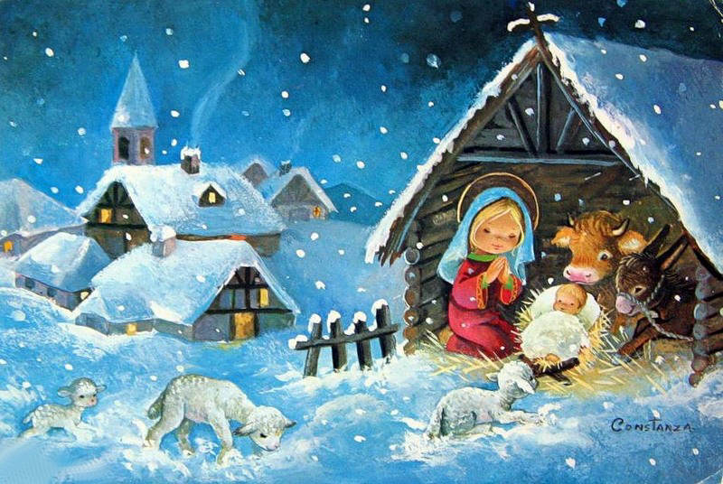 Constanza Ilustrador Postales Navidad