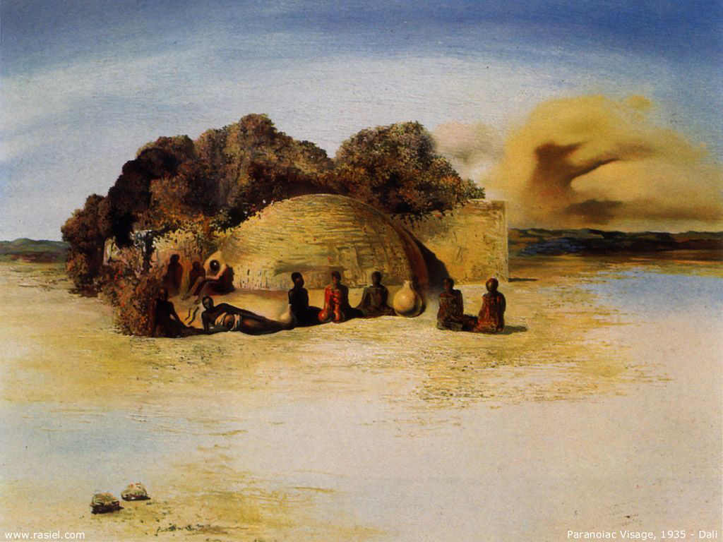Visage paranoico, 1935 Salvador Dalí