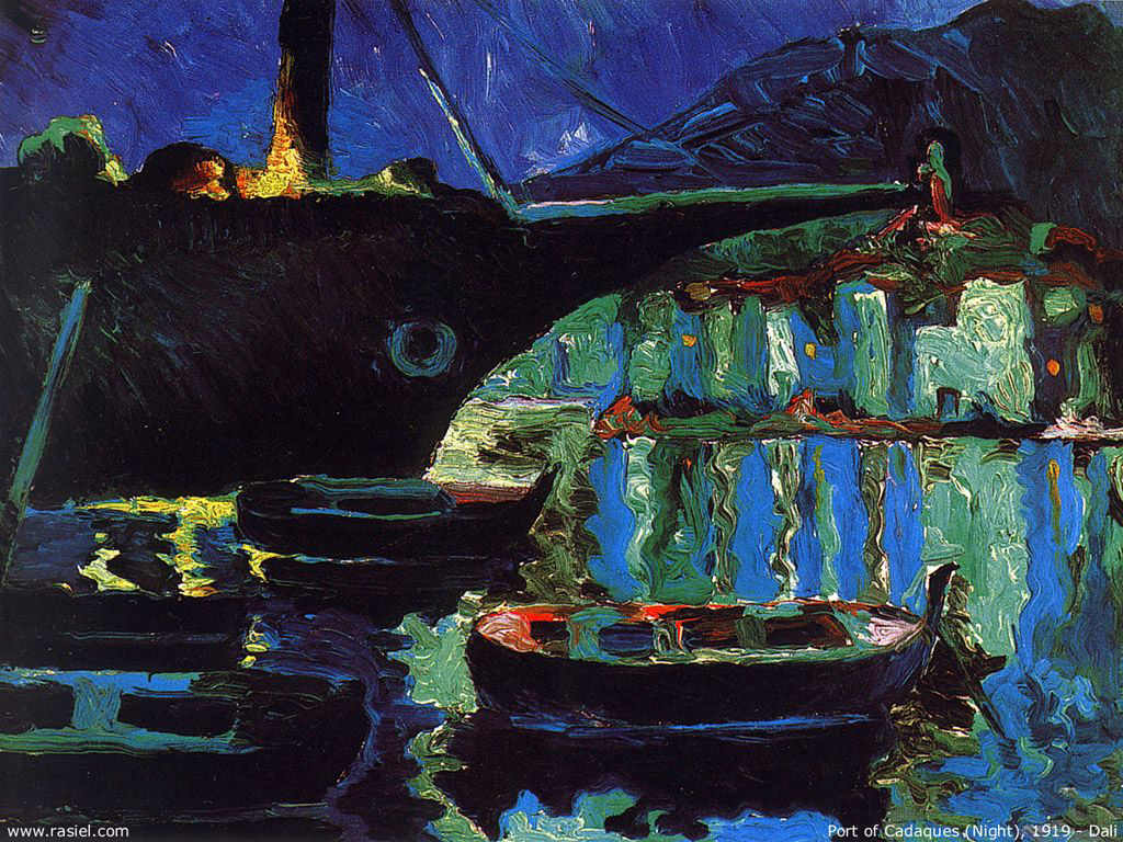 Puerto de Cadaques, 1919 Salvador Dalí
