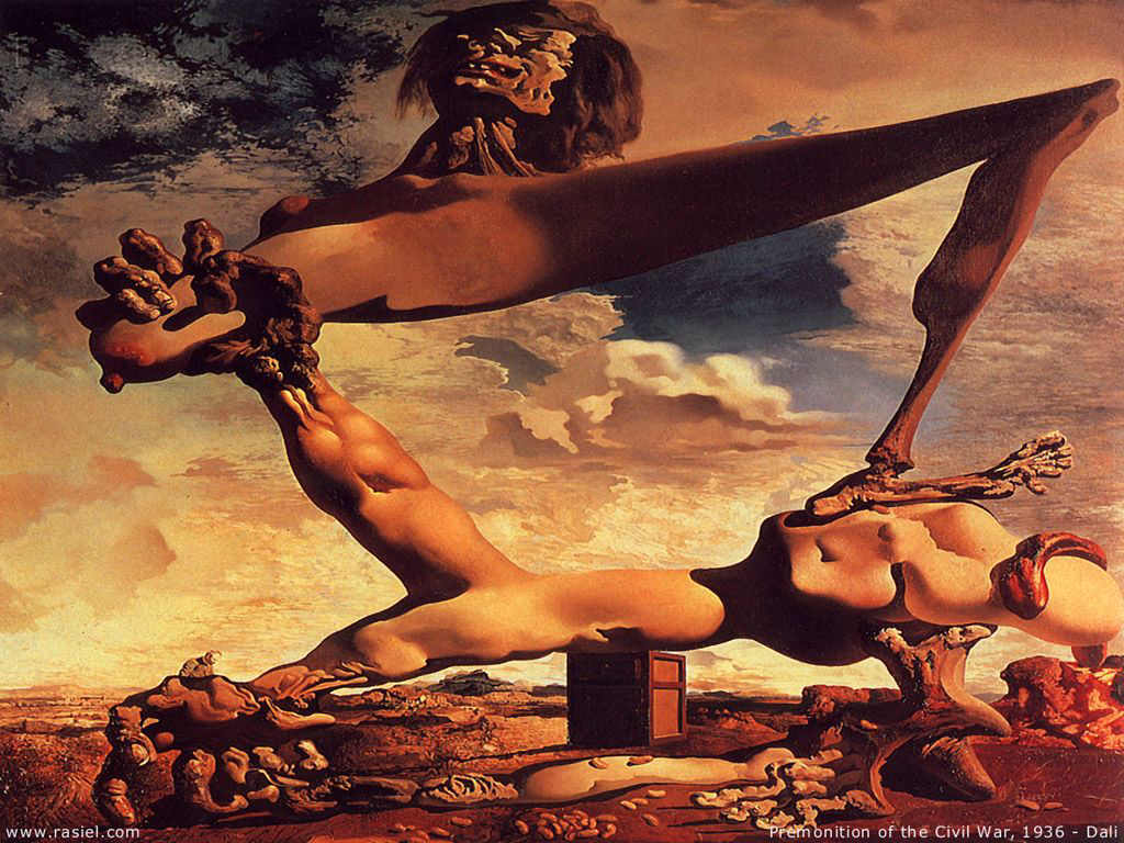 Premonición Guerra Civil, 1936 Salvador Dalí