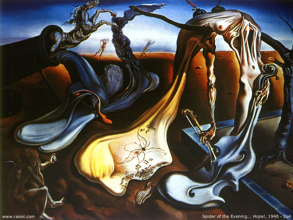 Spider of the evening… Hope, 1940 Salvador Dalí