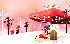 Children art illustration of cartoonland a